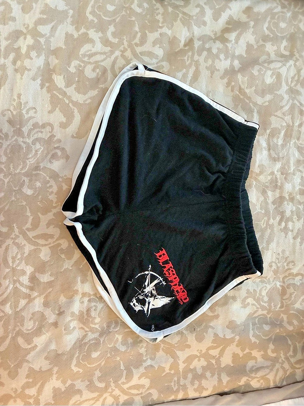 Black Blasphemy Athletic Shorts
